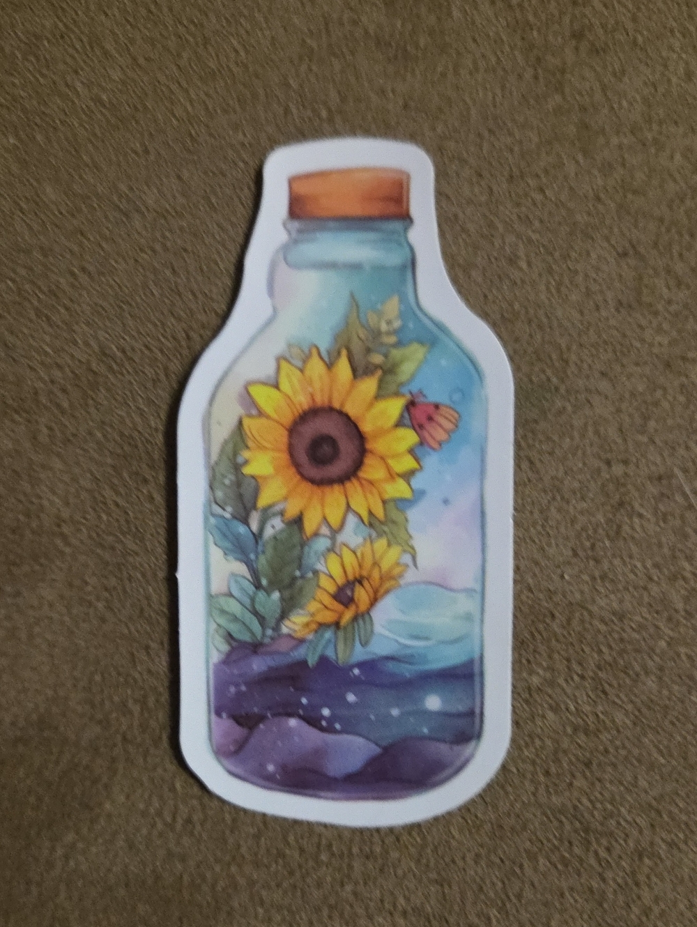 Sticker - Sunflowers in a Bottle